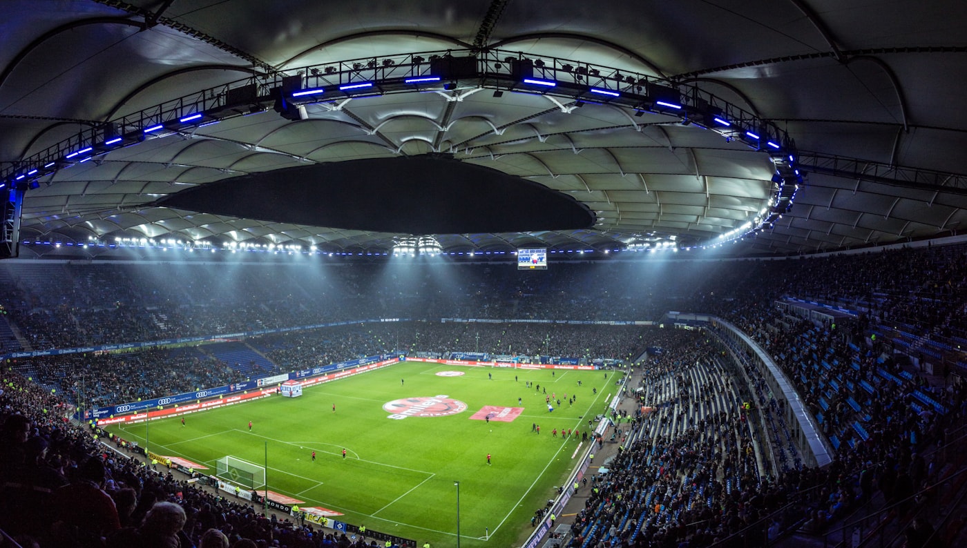 Big night stadium crowd - Hassan II World Cup venue